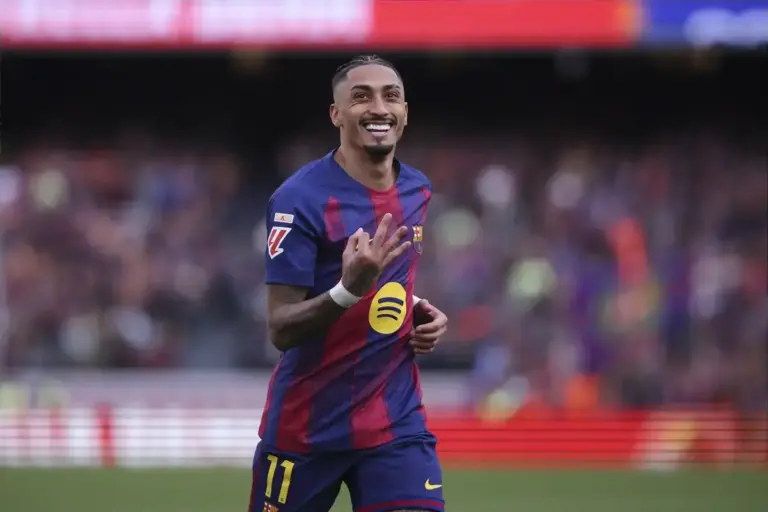 Raphinha Hat-Trick Wins MVP as Barcelona Thrash Sevilla 5-2