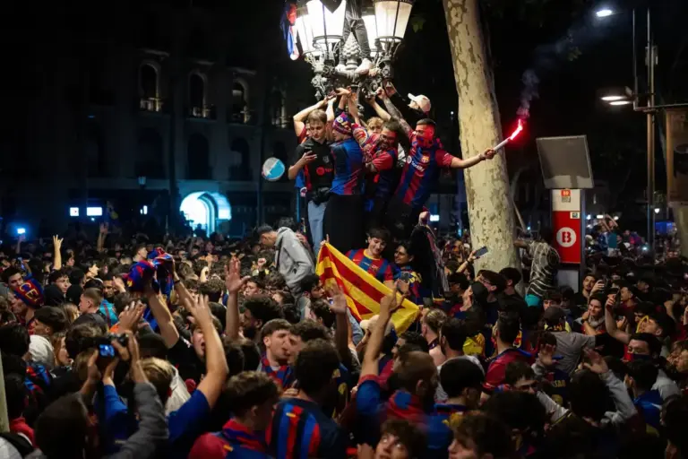 Barcelona Fans Will Not be Able To Celebrate La Liga Title Win at Canaletes