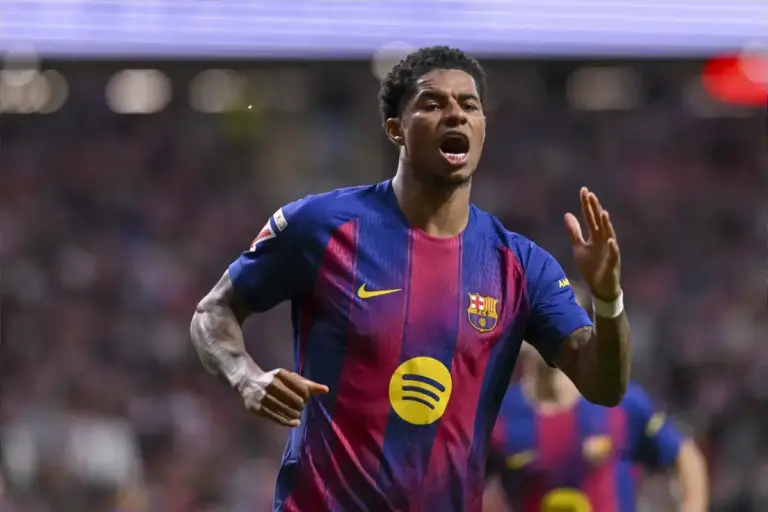 Barcelona Vs. Atletico Madrid: Marcus Rashford Pulls Catalans Level With Stunning Equaliser